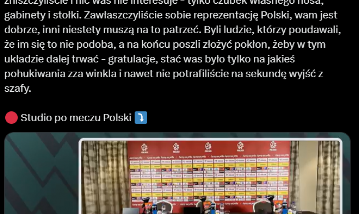 MOCNY STATEMENT Tomasza Włodarczyka w stronę ''pseudo-opozycji'' w polskiej piłce!